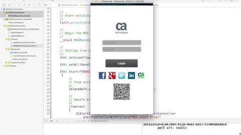 CA Mobile SDK for iOS: User Authentication and Authorization
