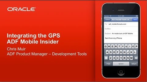ADF Mobile - Integrating the GPS