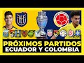 Calendario 2024 de ecuador y colombia  amistosos  copa amrica  eliminatorias 