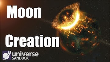 Universe Sandbox 2 - Creating Moon from Earth and Theia Collision