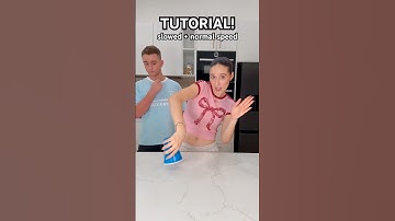 CAN YOU DO IT? 😳🤔🤣 VIRAL CUP SONG TUTORIAL? 👀 #shorts #viral #trend #tutorial