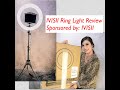 IVISII RING LIGHT REVIEW || Sponsored Video || Collaboration with my husband