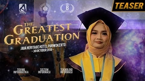 STMIK AMIKOM Purwokerto Wisuda Sarjana ke XIX - Official Teaser Trailer Clip