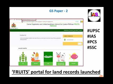 Fruits portal for land records launched