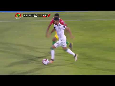 هدف الجزائر الثالث في مرمى غينيا كان 2019 دور ال 16