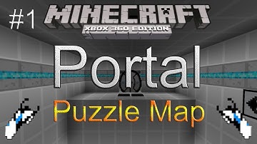 Minecraft(Xbox 360) Portal(Puzzle Map) Part 1(Download)