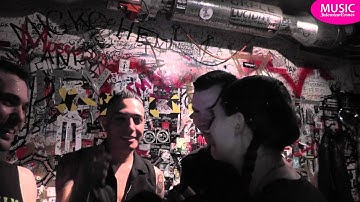 Spontaneous interview with THE BRAINS in Helsinki, Finland