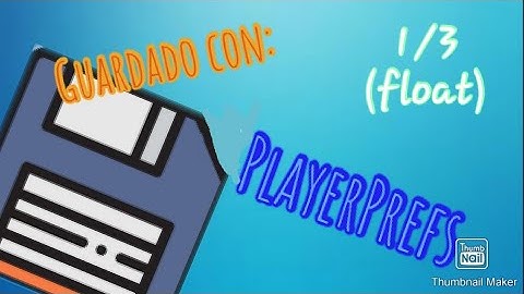 Como hacer un sistema de guardado con "PLAYER PREFS" en Unity *1/3 guardar y cargar una posición*