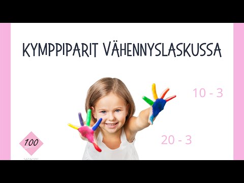 Kymppiparit vähennyslaskussa |