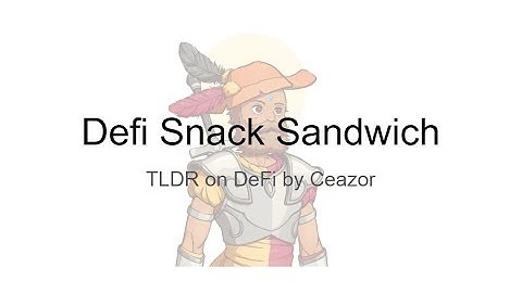 DeFi 101 - TLDR Beginners Guide to Decentralized Finance