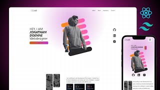 Step by Step React JS + Tailwind CSS Portfolio Website Coding Session Tutorial