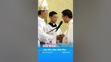 Lời Hứa của tiến chức Linh mục | Thánh lễ Truyền Chức Linh mục 2023