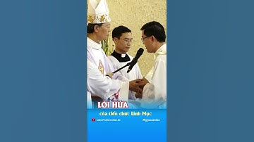 Lời Hứa của tiến chức Linh mục | Thánh lễ Truyền Chức Linh mục 2023
