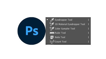 Mastering Essential Photoshop Tools | Eyedropper, Color Sampler, Ruler, Note & Count Tool Tutorial