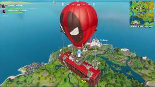 Fortnite Agent-Meowscles-Deadpool The Yacht Vaultbreach Mythical Weapon-Dual Pistols