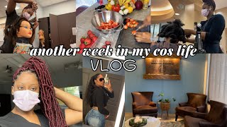 VLOG: Another Week in my Cosmetology Life | frizzeecurlz