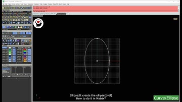 MATRIX WITH TOUCHE / CURVE / ELLIPSE