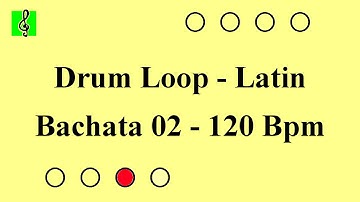 Free Drum Loop - Latin - Bachata 02 (Middle) - 120 Bpm