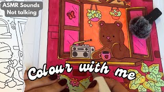 Trying the COZIEST Coloring Book I’ve Ever Seen | Color with me Fuzzy Hygge| ASMR