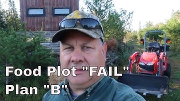 Sandy Soil Food Plot "FAIL" (Part 2) #hunting #foodplots