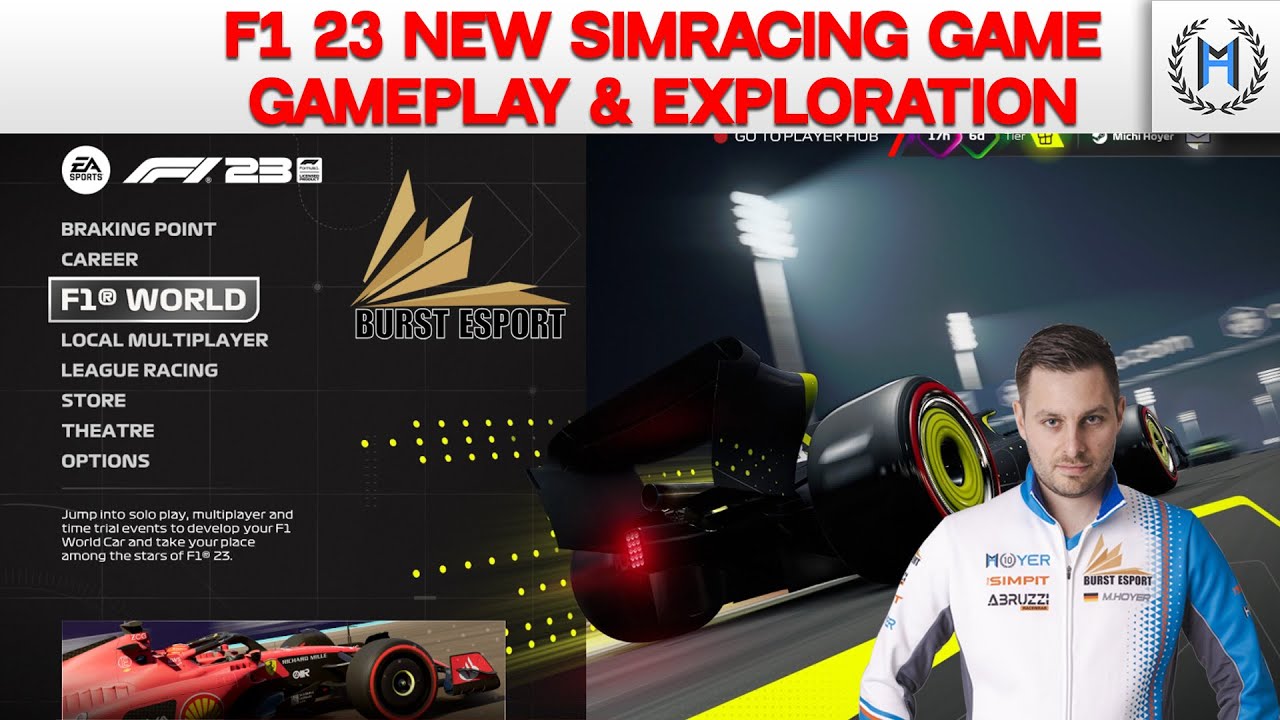 F1 23 - New Simracing Game - Gameplay & Exploration 