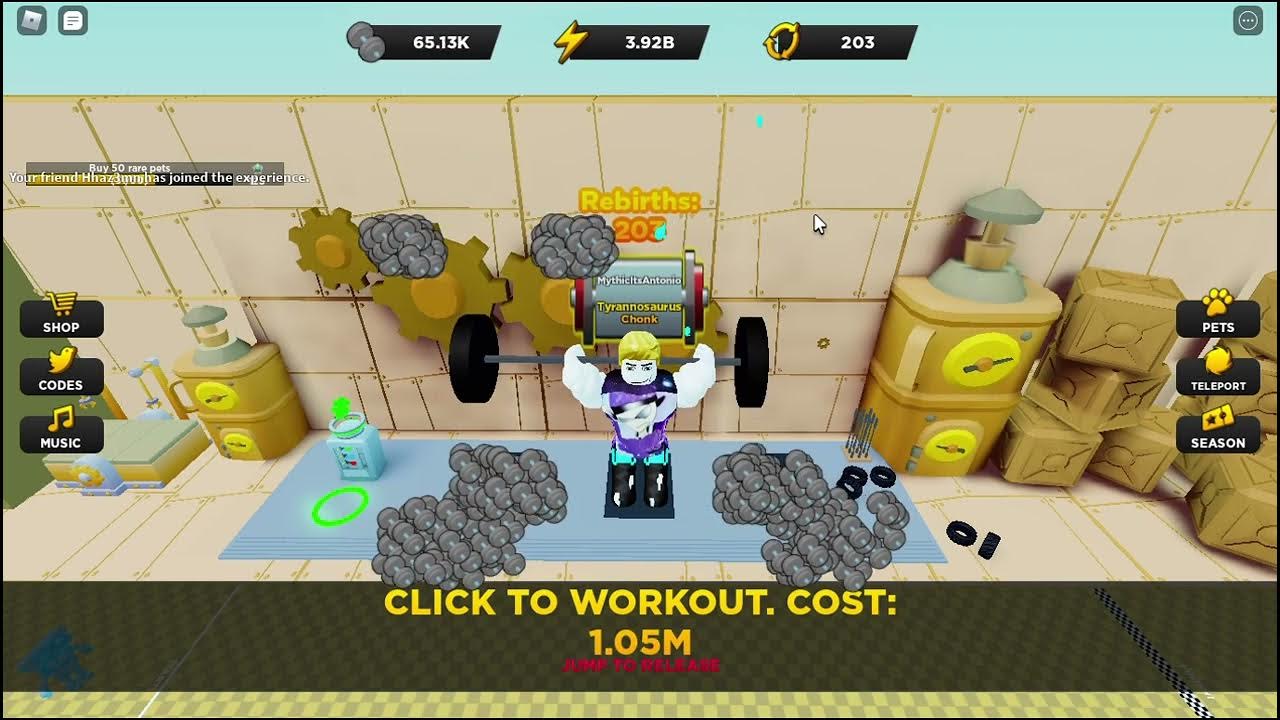 200K Strength with Tropical pets on Strongman Simulator YouTube
