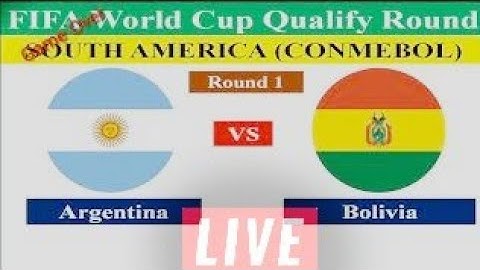 Argentina Vs Bolivia Live Streaming in Qatar 2022 World Cup Qualifier..