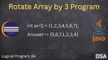 Rotate Array by K Steps | Easy Java Explanation with Example | DSA Interview Question”
