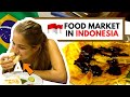 TRY FOOD MARKET IN INDONESIA FOR THE FIRST TIME 4K