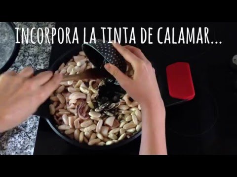 Fabes con calamares