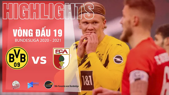 Highlights Dortmund - Augsburg | Haaland vô duyên, Dortmund vào top dự C2 | Vòng 19 Bundesliga20/21