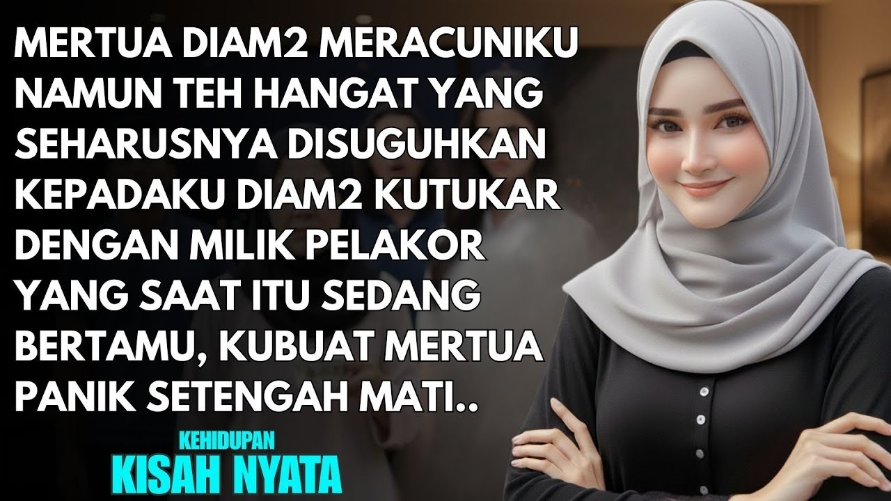 KUGAGALKAN RENCANA JAHAT MERTUA YANG DIAM2 MENARUH RACUN DI MINUMANKU - KU TUKAR GELAS ITU DENGAN...