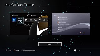 NeoGaf - Dark Theme for PS4 (11.00 or lower)
