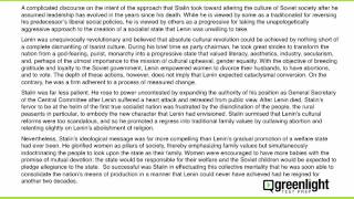 12. GRE Practice Question:  Stalin's Message