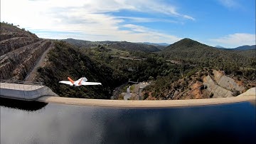 FPV flying at Cotter Dam - AtomRC Dolphins in Formation (minimum edit)
