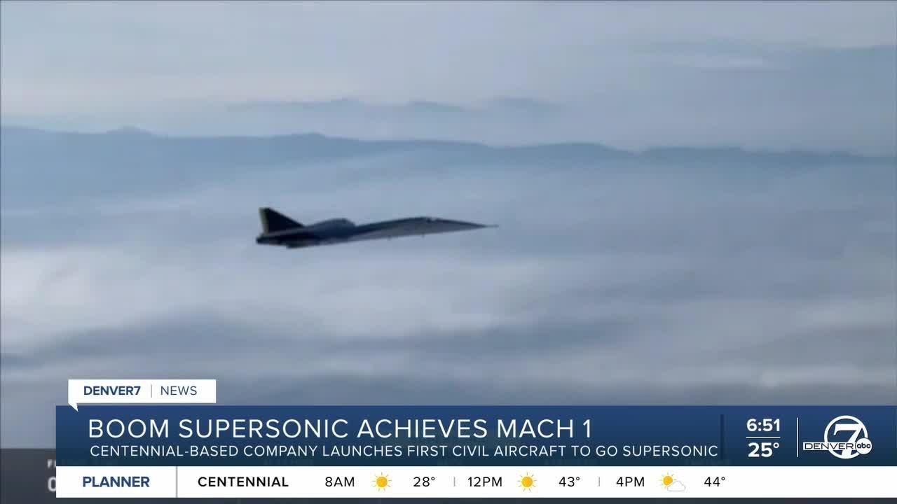 Colorado-based aerospace company makes history with supersonic
