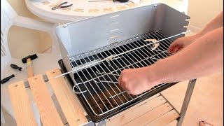 Lidl Florabest Trolley Barbecue BBQ Grill DIY - YouTube