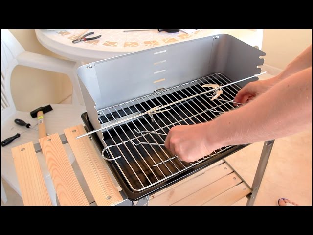 Lidl Florabest Trolley Barbecue BBQ Grill DIY - YouTube