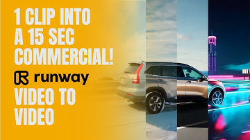 RunwayML Gen-3 Alpha Video to Video: Can AI Transform a SINGLE Car Clip into a Full Commercial?