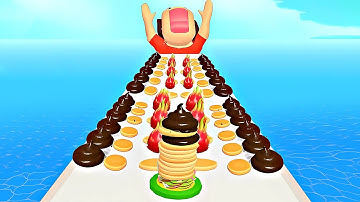 Pancake Run - SpeedRun All Levels Gameplay Walkthrough Android,ios New Update ABF1