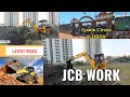 JCB Backhoe Loader working In playground Make A Circus Setup in Kolkata