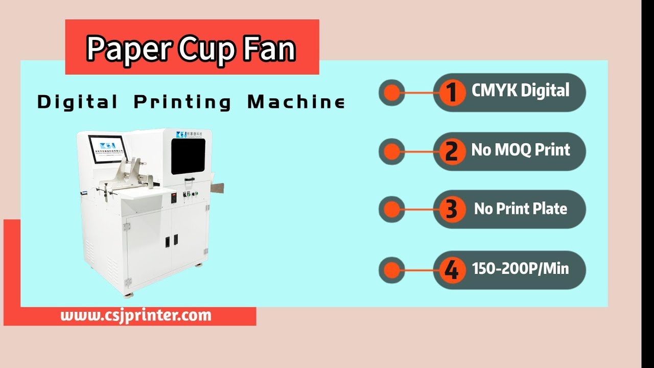 Printing on paper cup fas never come so easy，CSJ210FS Best one pass ...