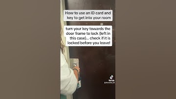 Video Modeling: How to Use and ID Card or Key to Get Into a Room