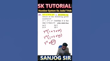 #27 Number System Ka Jadui Trick 💥 | SSC CGL 2026 Shortcut #sktutorial #sanjogsir #nagpur
