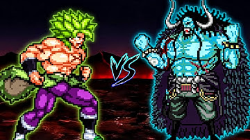 Broly DBS OP VS Kaido V3 OP in Jump Force Mugen