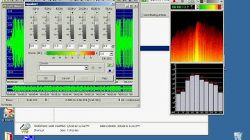 How to use Goldwave to lower base