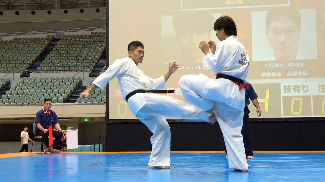 新極真会】第37回全関西空手道選手権大会 決勝 軽重量級 名越大樹 対