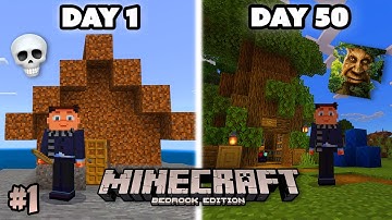 Java Players Try Minecraft Bedrock for the First Time! | Bedrock Survival (Episode 1)
