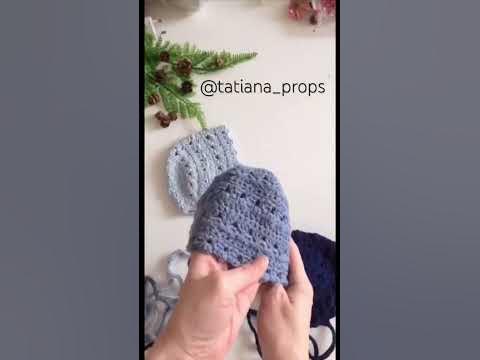В наличии вязаный чепчик крючком для новорожденного. В наличии и на ...