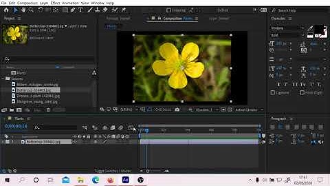 How to create a New Composition in After Effects